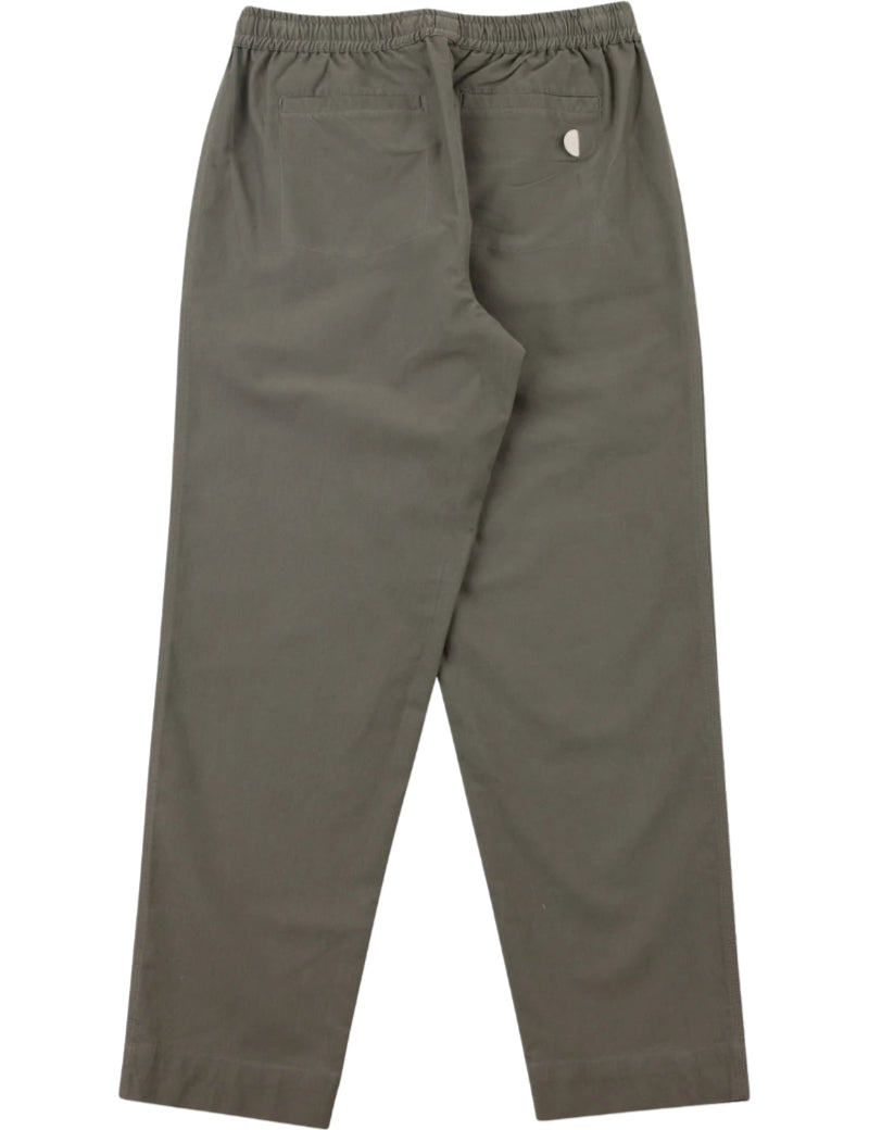 Folk Drawcord Assembly Pant Olive Brushed Back