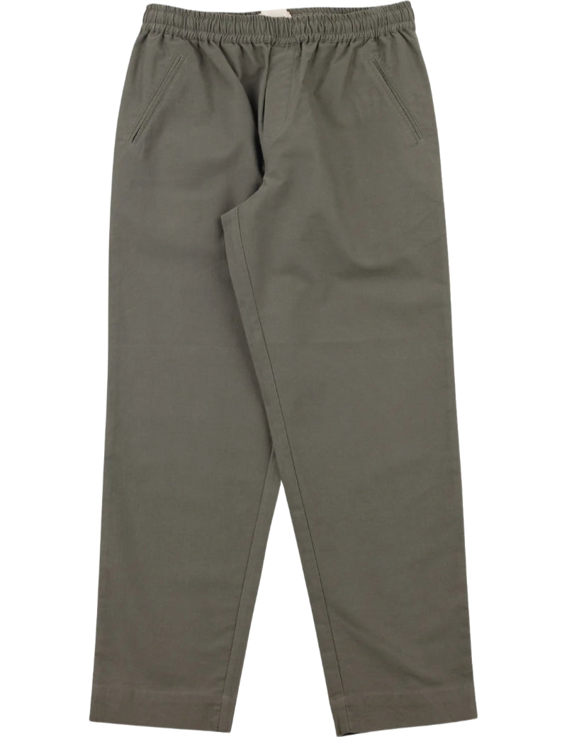 Folk Drawcord Assembly Pant Olive Brushed Front