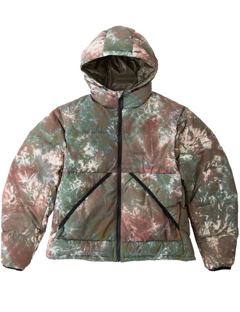 Gramicci Down Puffer Hooded Jacket Tie Dye