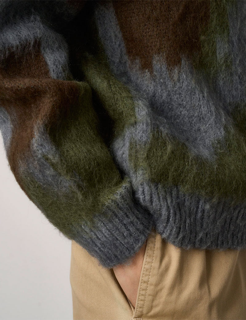 Gramicci Mohair Sweater Jungle Digi Camo