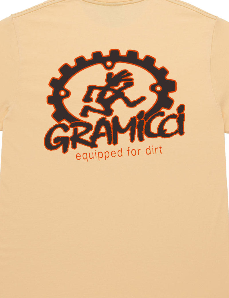 Gramicci Equipped For Dirt Tee Mango Detail