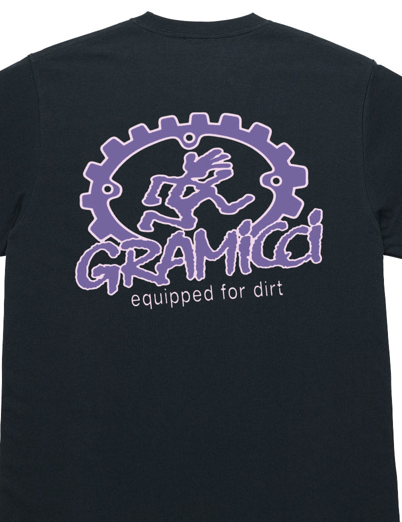 Gramicci Equipped For Dirt Tee Vintage Black Detail