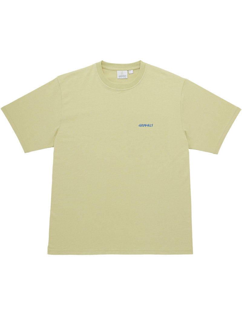 Gramicci Ice Sculpture Tee Lime Front