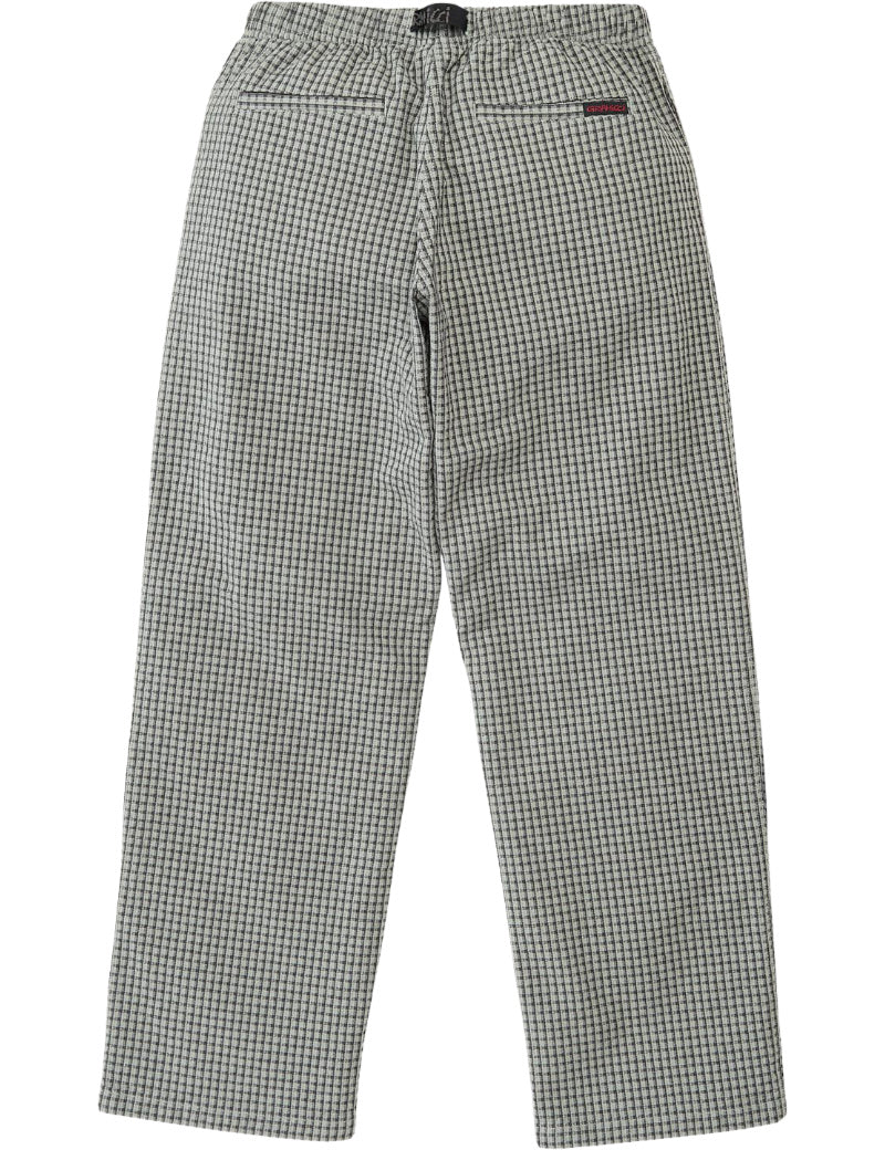 Gramicci Dobby Plaid G-Pant Straight Fit Stone Back