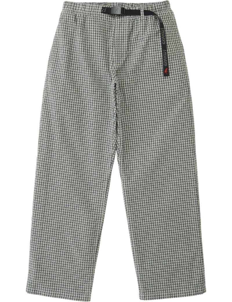 Gramicci Dobby Plaid G-Pant Straight Fit Stone Front