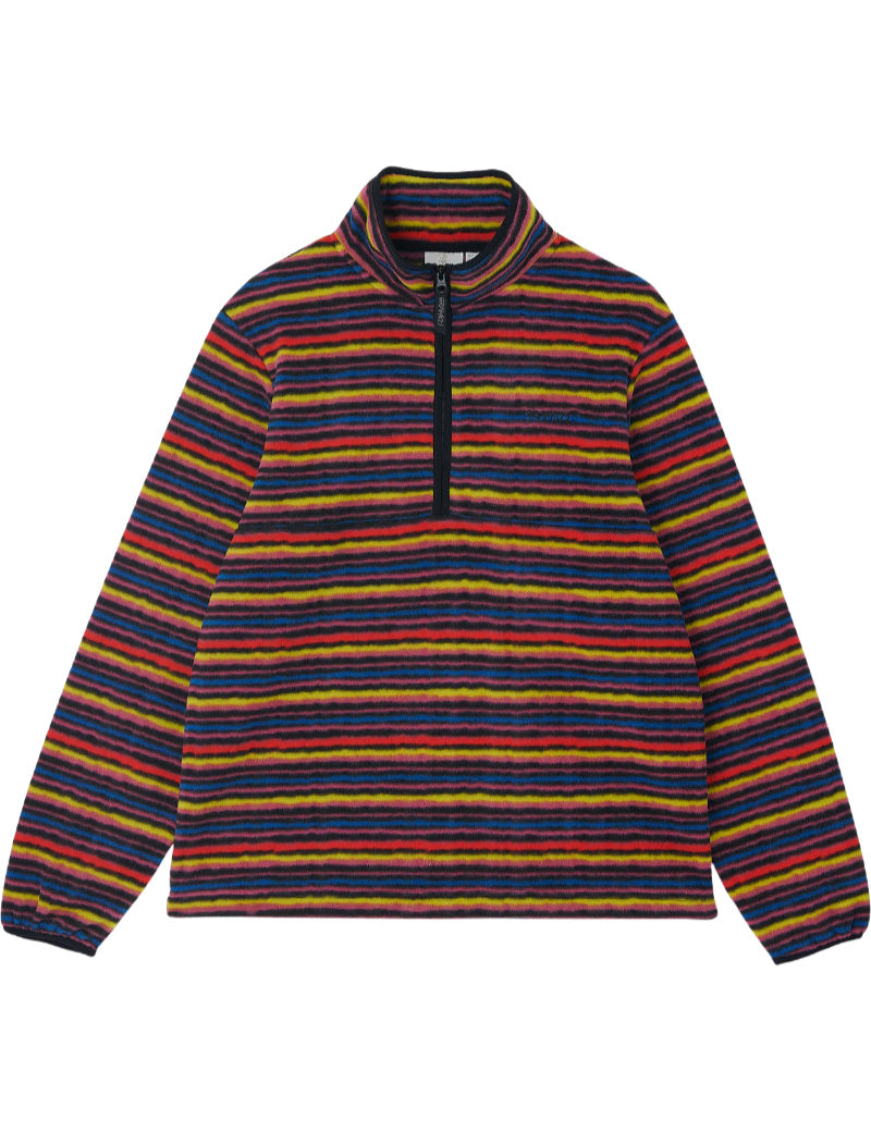 Gramicci Thermal Fleece Pullover Multi-Stripe Front