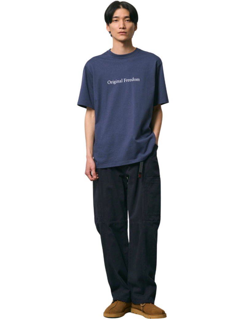 Gramicci Vase T-Shirt Navy On Model Front