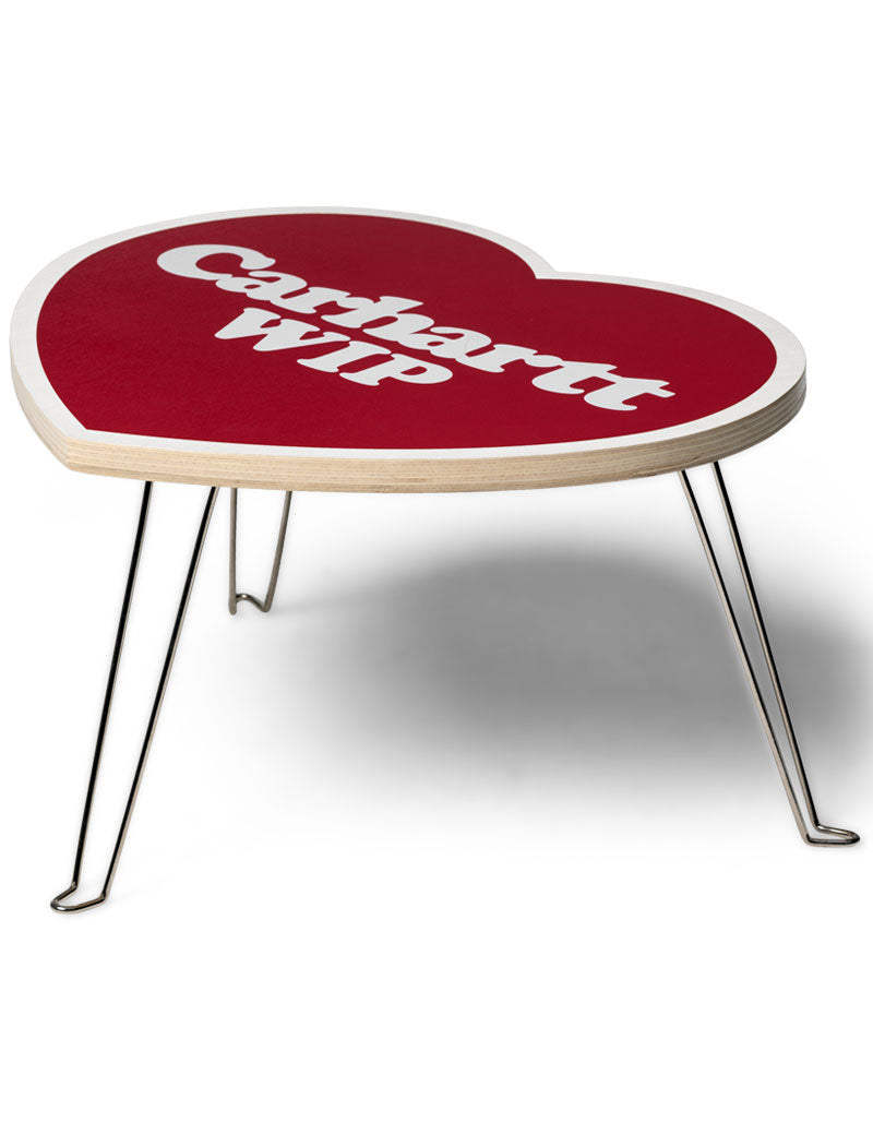Carhartt Wip Heart Folding Table Scarlet White