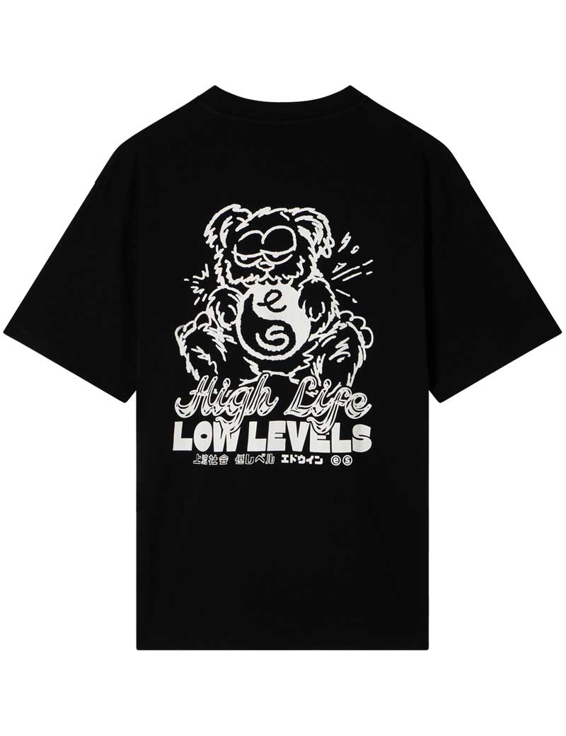 Edwin High Bear T-shirt Black