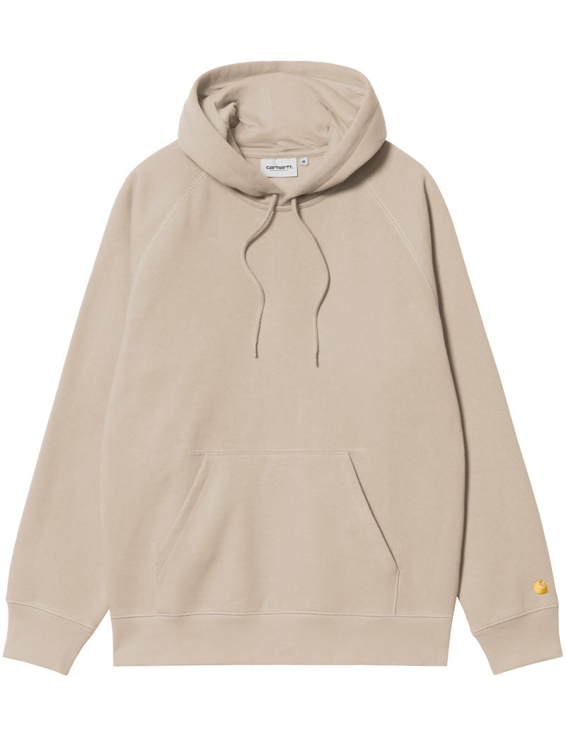 Carhartt Wip Hooded Chase Sweat Fleur De Sel Gold