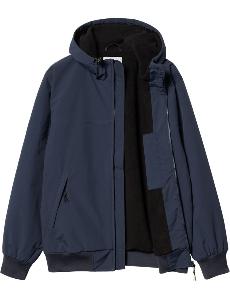 Carhartt WIP Hooded Sail Jacket Air Force Blue White