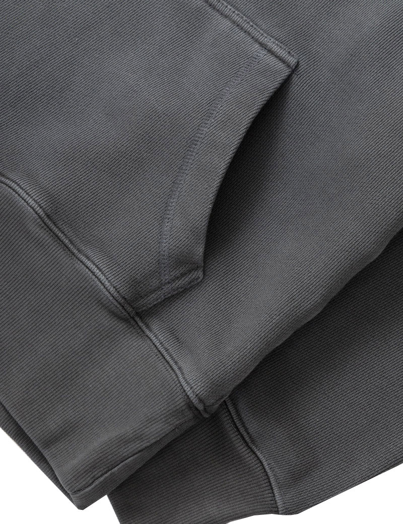 Power Goods Loopback Hoodie Washed Black