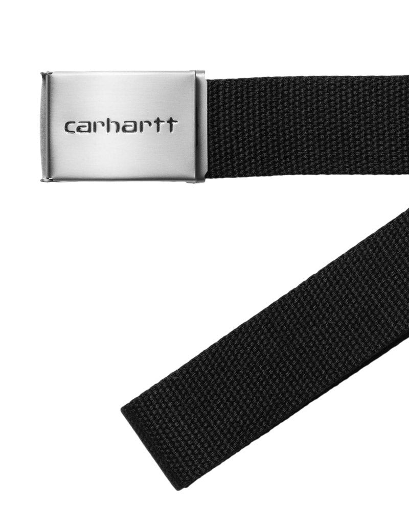 Carhartt Wip Clip Belt Chrome Black