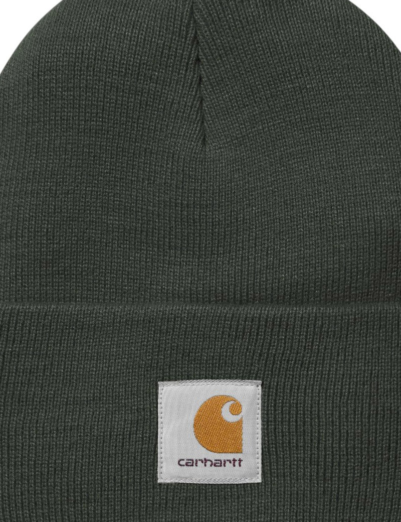 Carhartt Wip Acrylic Watch Hat Raven Square Label