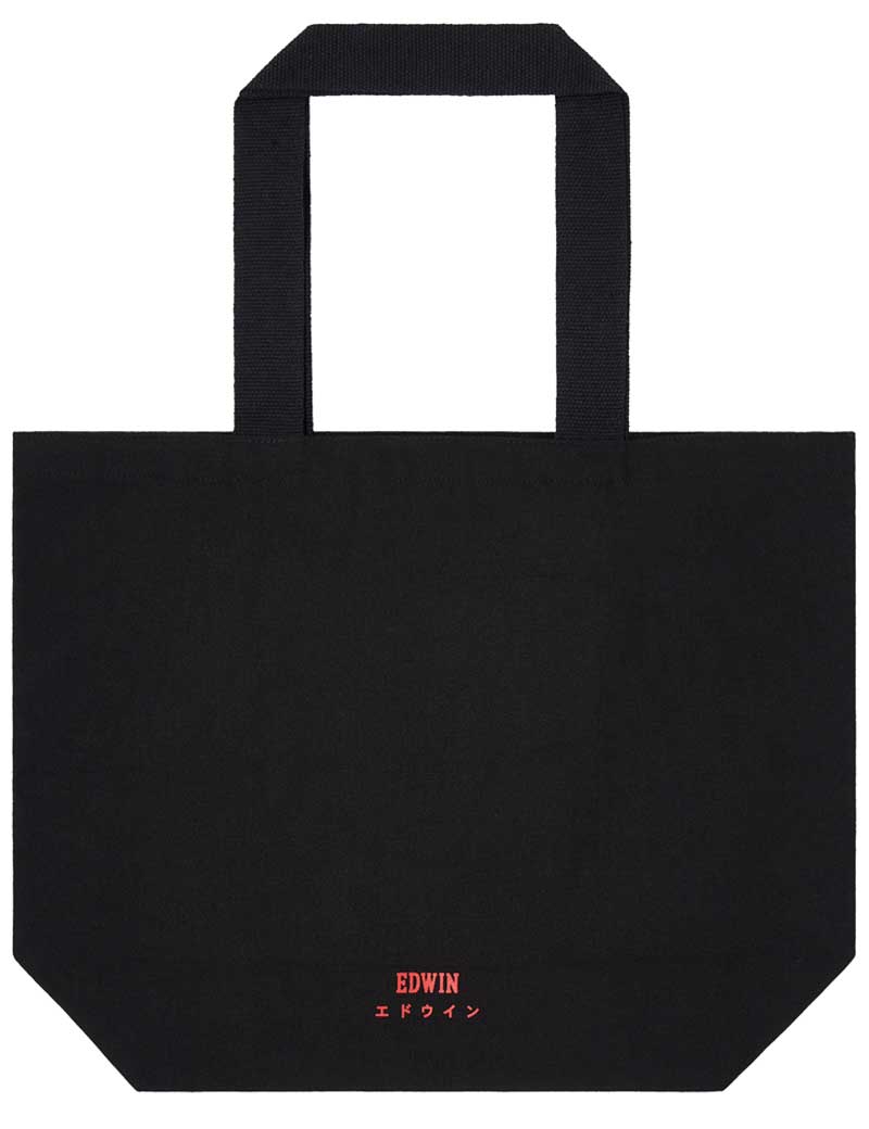 Edwin Tote Bag Shopper Black Forever Lover