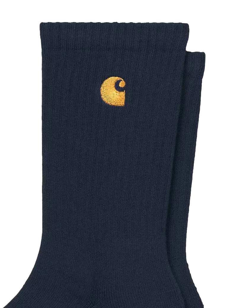 Carhartt WIP Chase Socks Dark Navy Gold