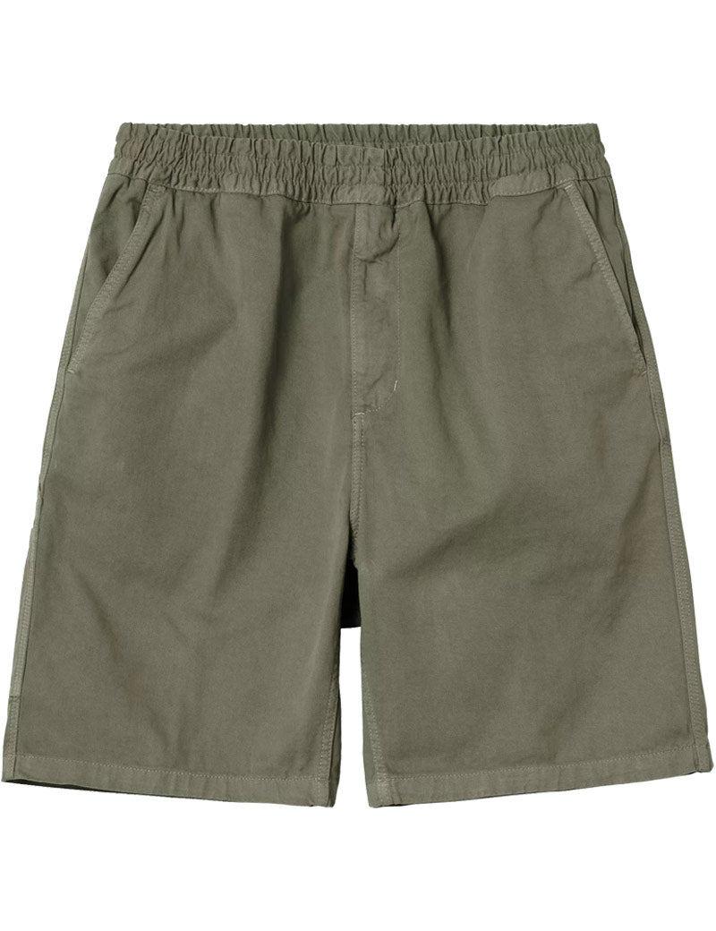 Carhartt WIP Flint Shorts Leaf Garment Dyed