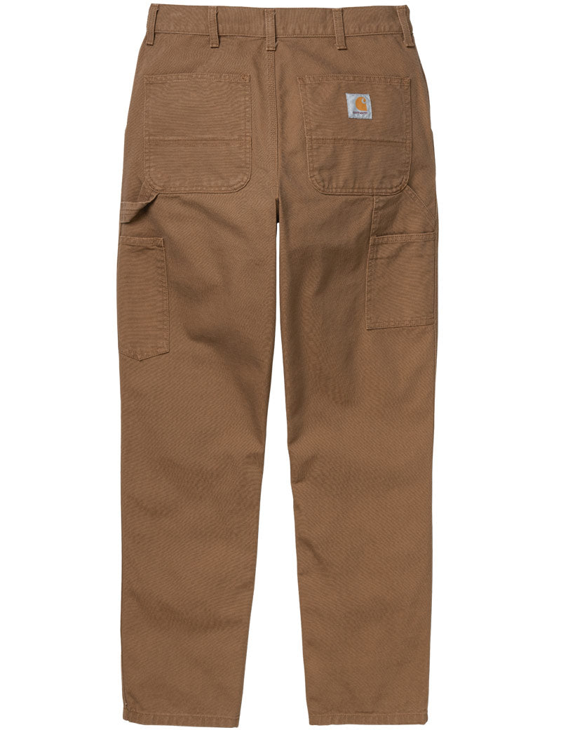 Carhartt WIP Single Knee Pant Hamilton Brown Rinsed Back View