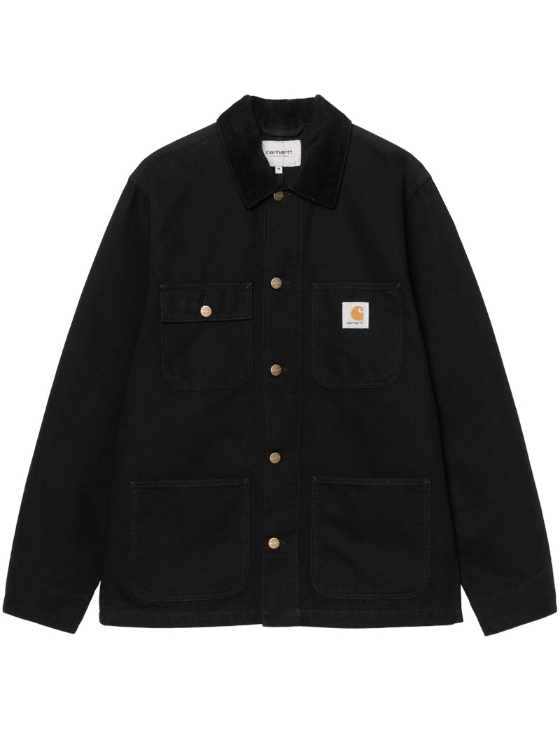 Carhartt WIP Michigan Summer Coat Black Black Rinsed