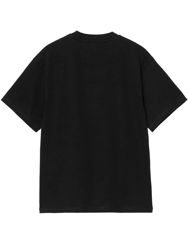 Carhartt WIP W' Short Sleeved Heart Patch T-Shirt Black Red