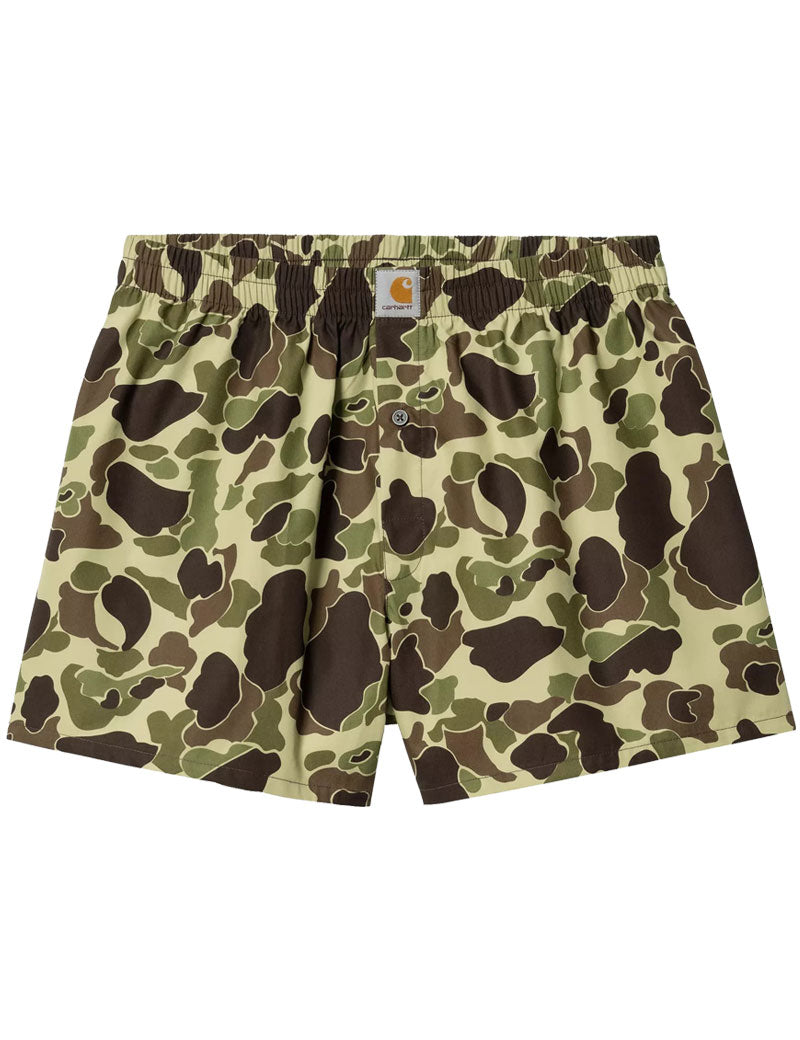 Carhartt Wip Cotton Poplin Boxer Camo Duck Green