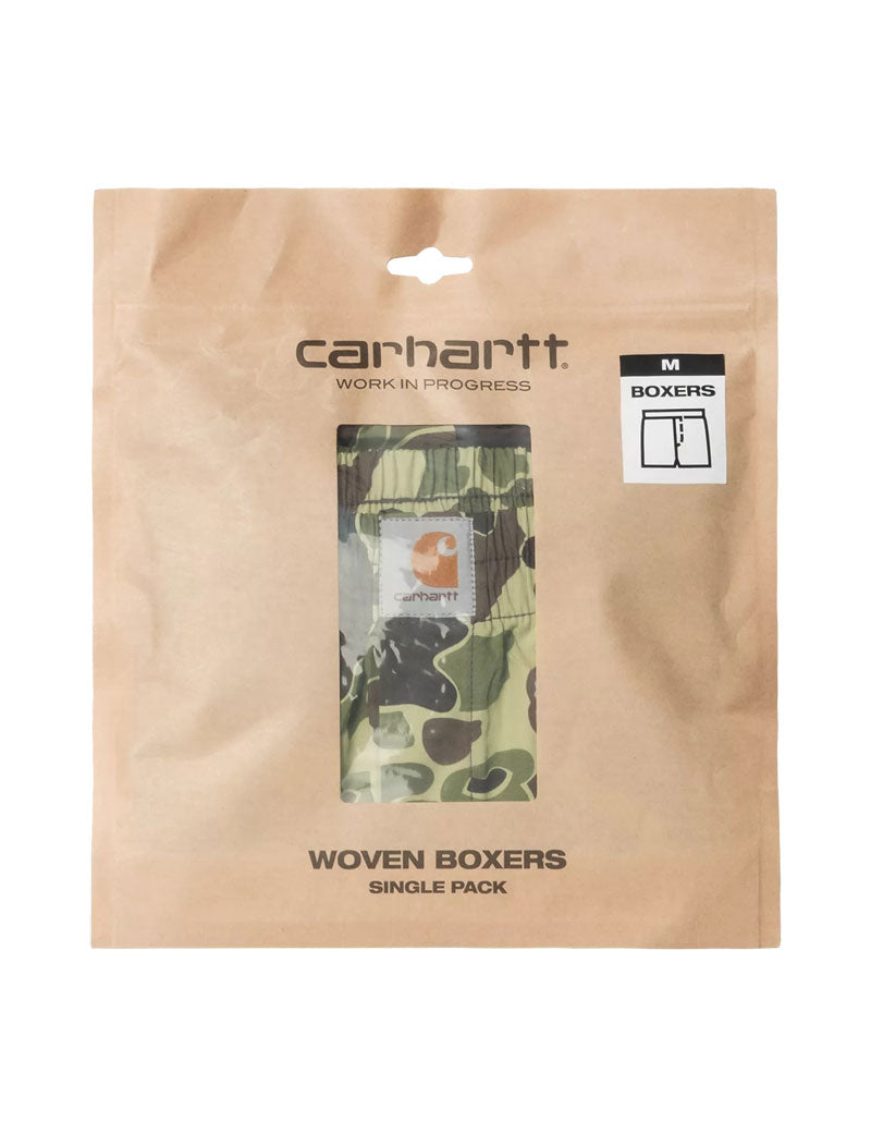 Carhartt Wip Cotton Poplin Boxer Camo Duck Green