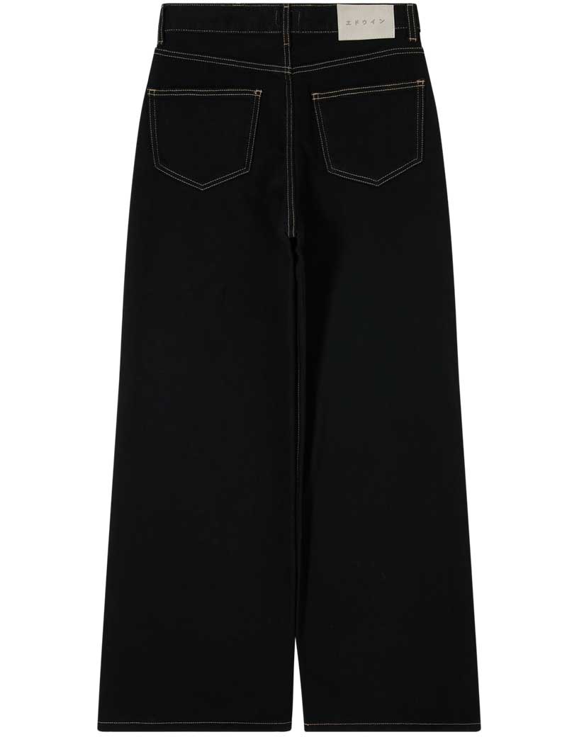 Edwin W' Olivia Pant Black Rinsed