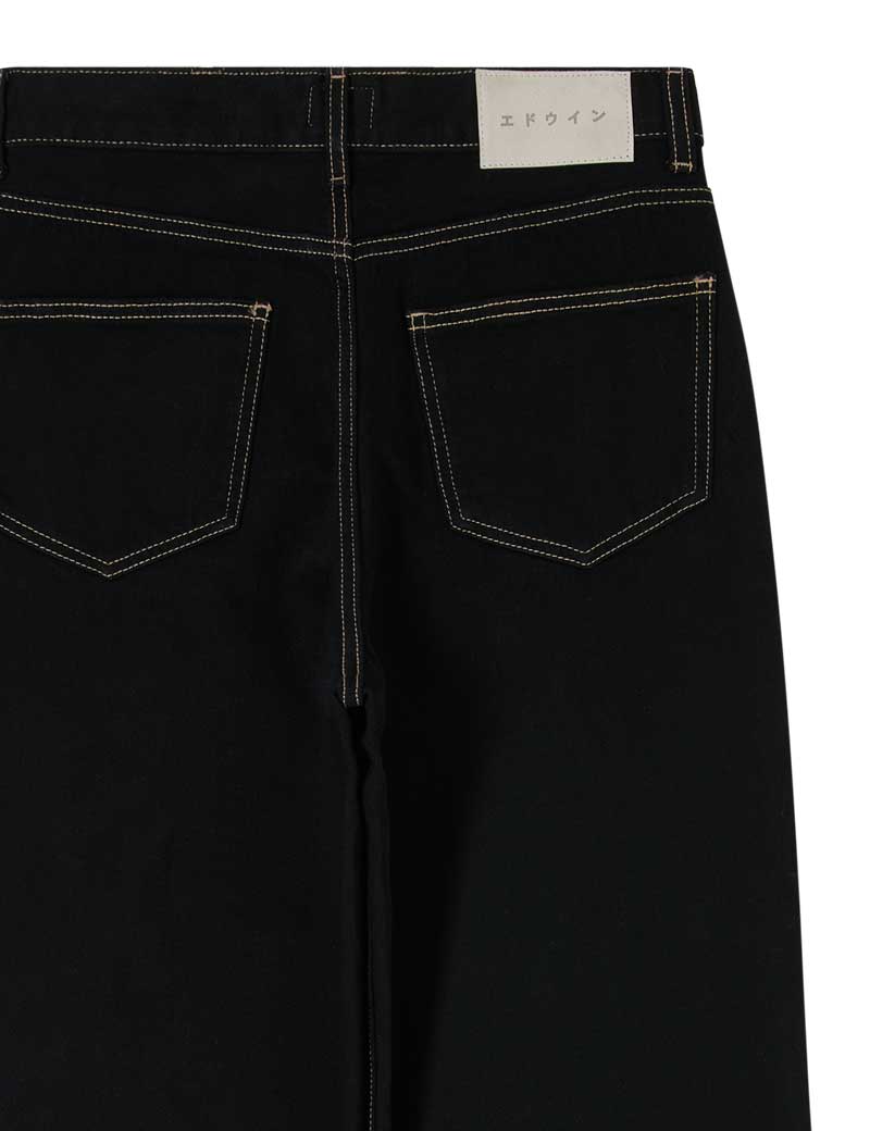 Edwin W' Olivia Pant Black Rinsed