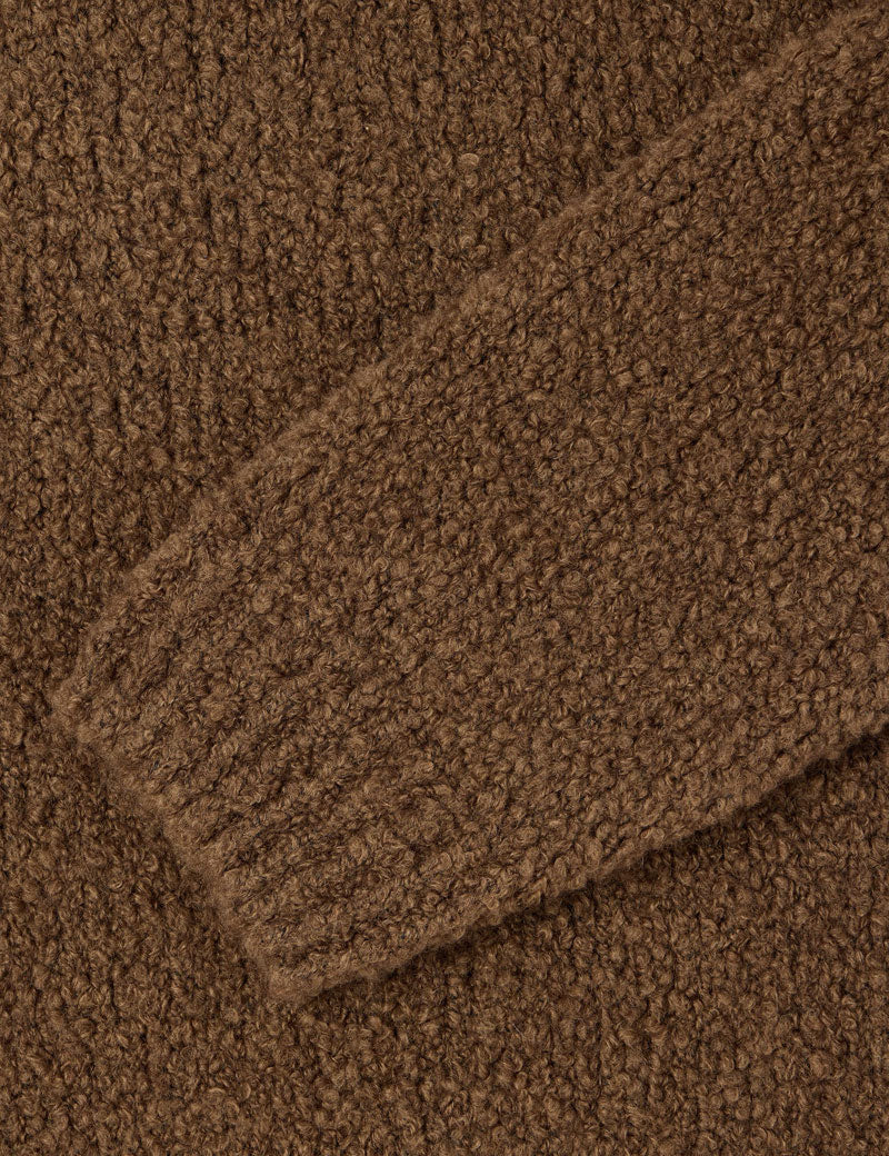 Edwin Dun Textured Sweater Taupe