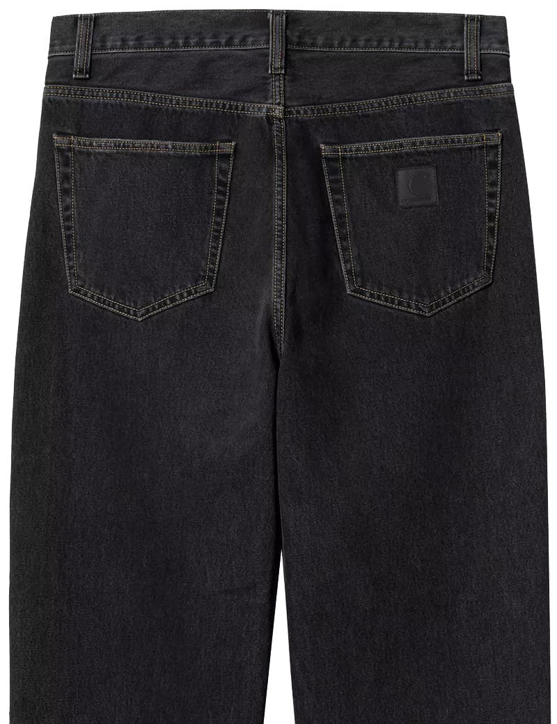 Carhartt Wip Aaron Pant Black Stone Washed