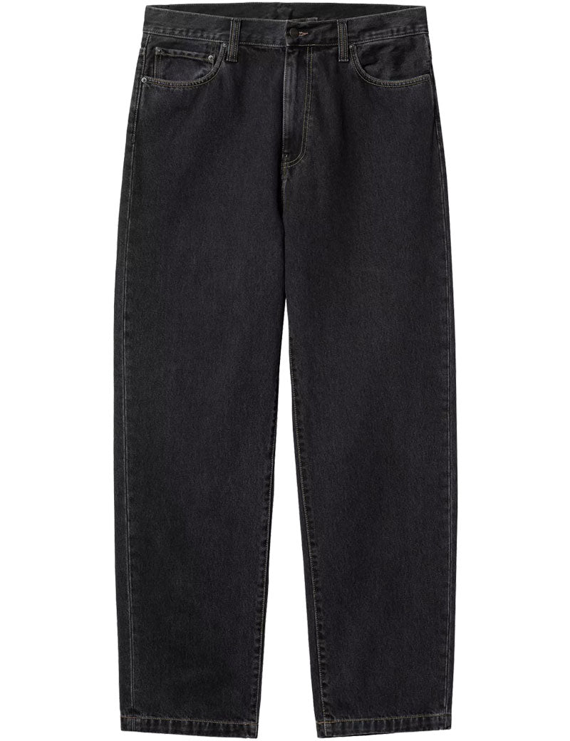 Carhartt Wip Aaron Pant Black Stone Washed
