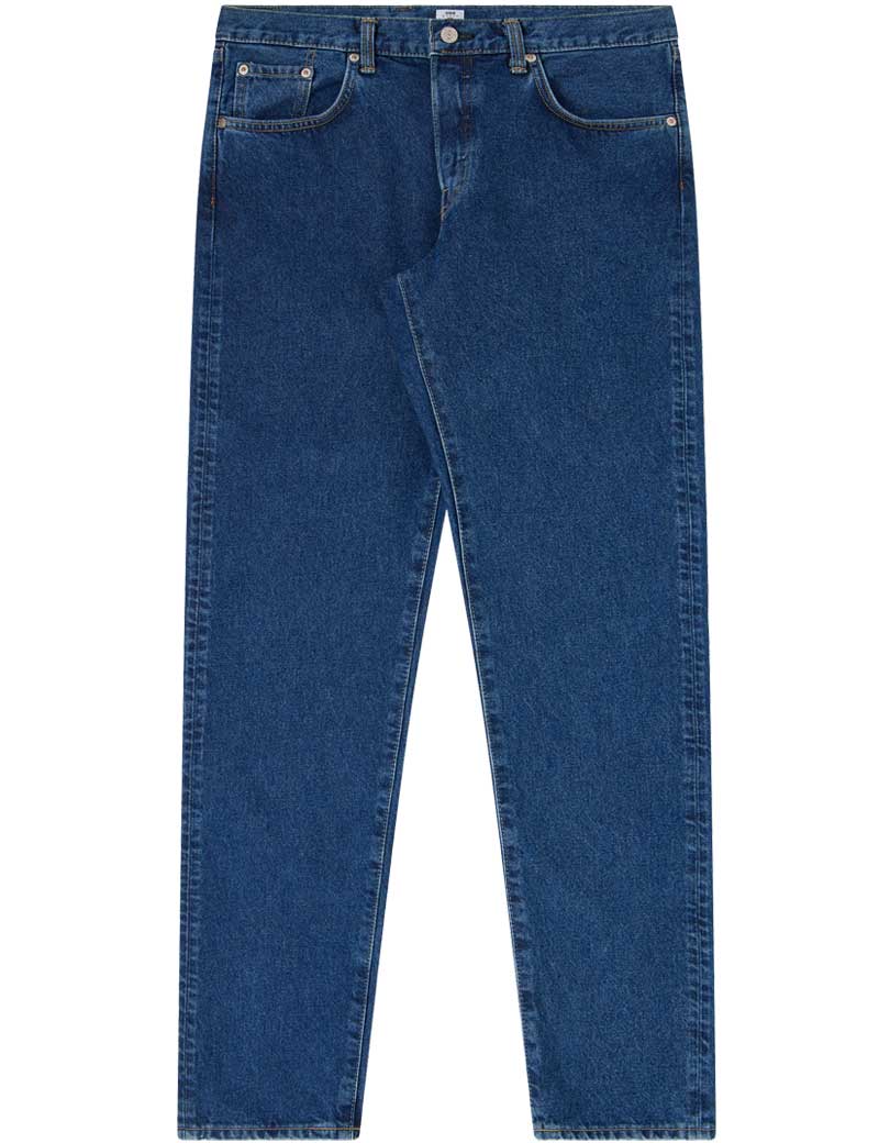 EDWIN REGULAR TAPERED JEANS KAIHARA BLUE MID USED