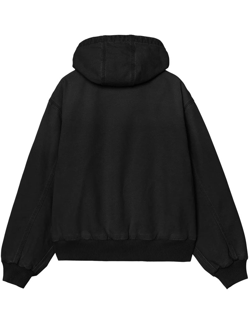 Carhartt WIP W' OG Active Jacket Black, Stone Canvas Back View