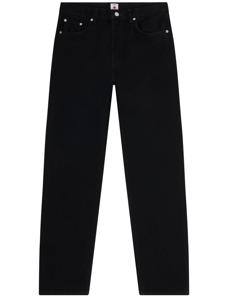 Edwin Regular Straight Jeans Black Unwashed