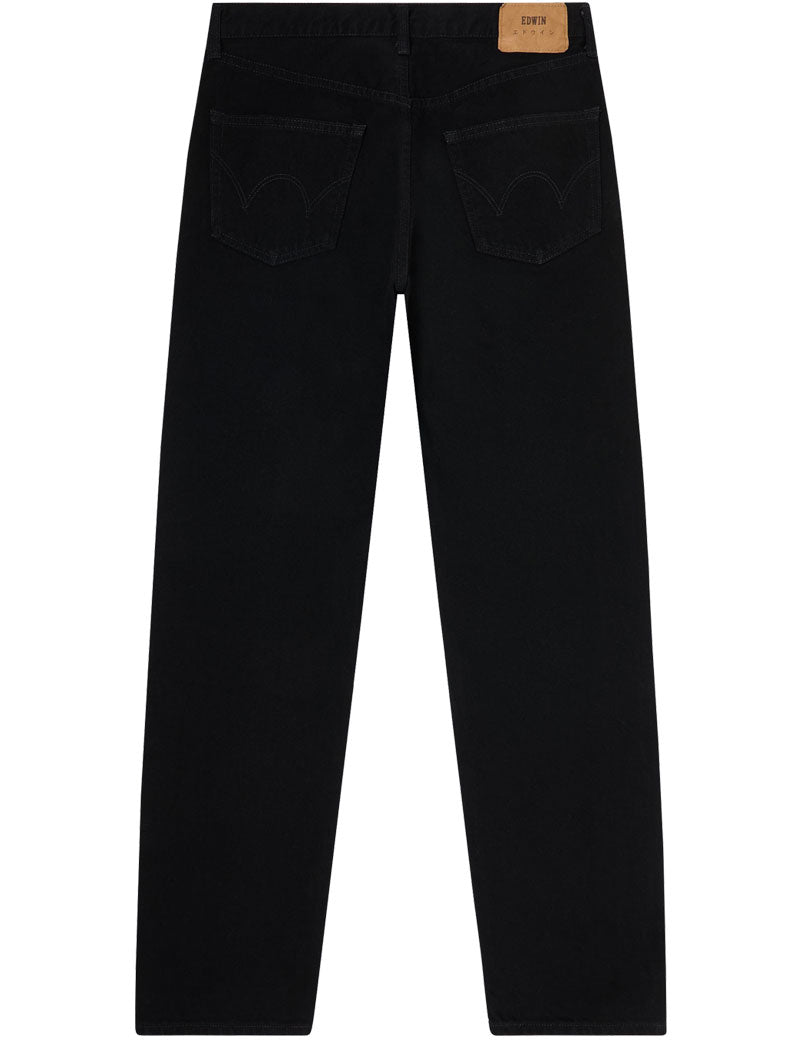 Edwin Regular Straight Jeans Black Unwashed