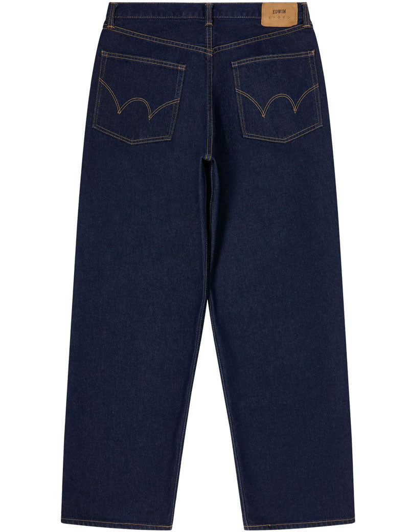 Edwin Wide Pant Opened Denim Jeans Blue Rinsed