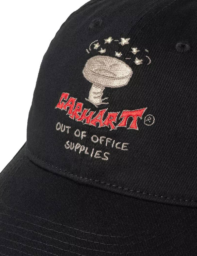 Carhartt WIP Out Of Office Supplies Cap Black