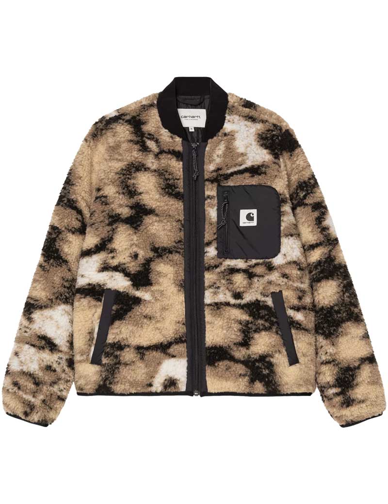 Carhartt WIP W' Janet Liner Fleece Wild Dog Jacquard Black