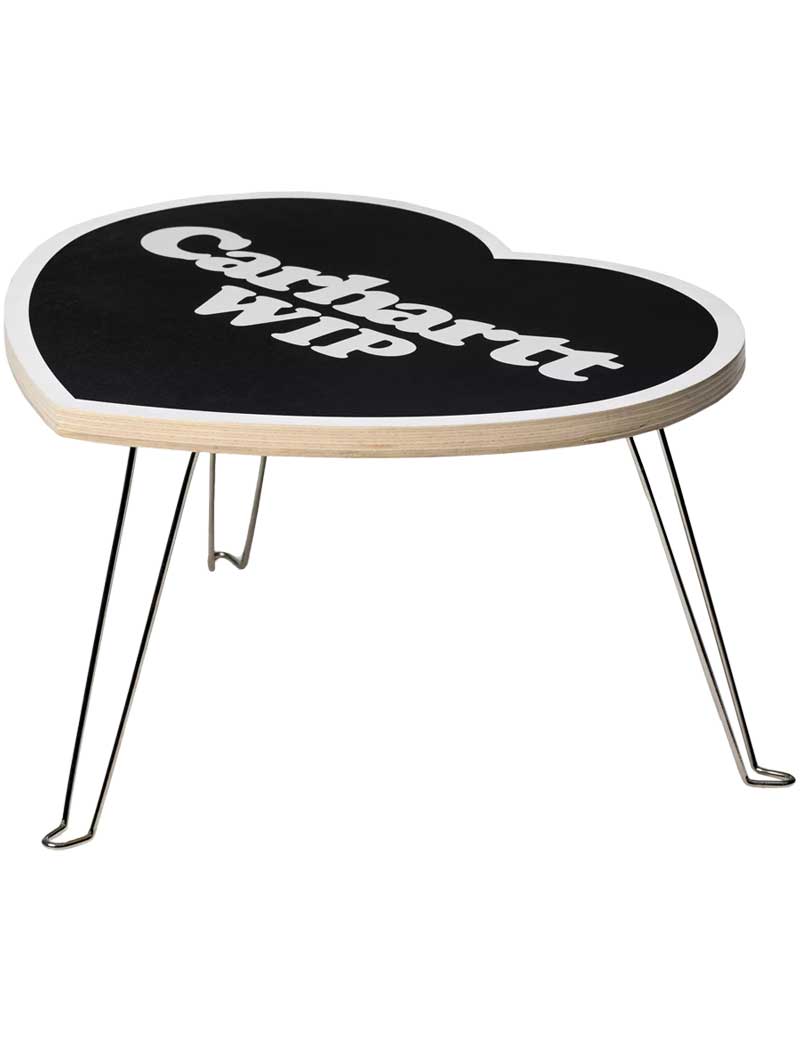 Carhartt Wip Heart Folding Table Black White