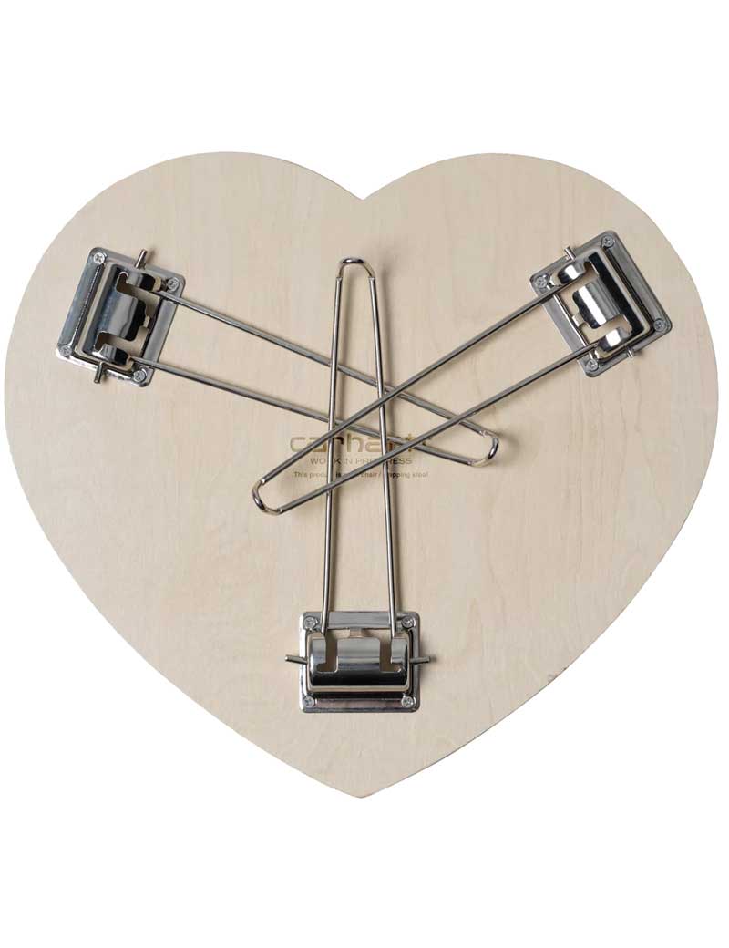 Carhartt Wip Heart Folding Table Black White