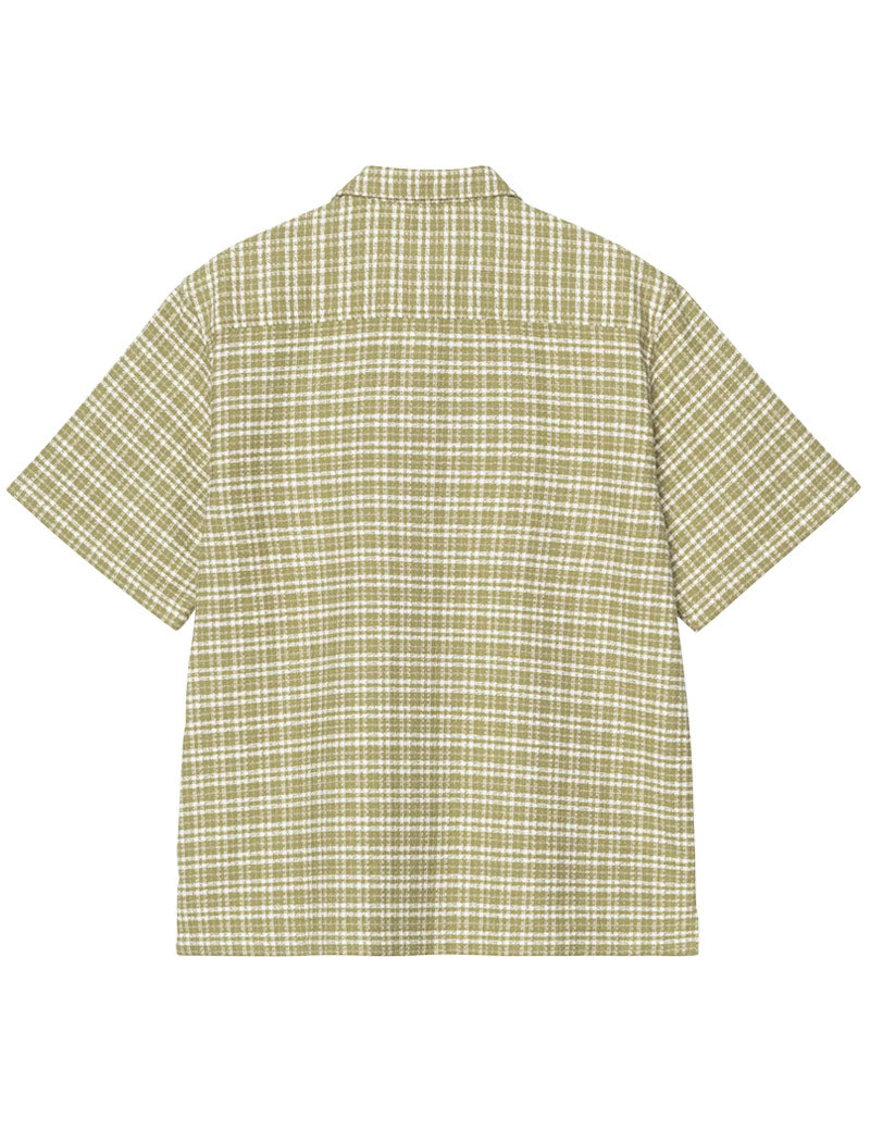 Carhartt WIP Short Sleeve Kander Shirt Check Snake Back View