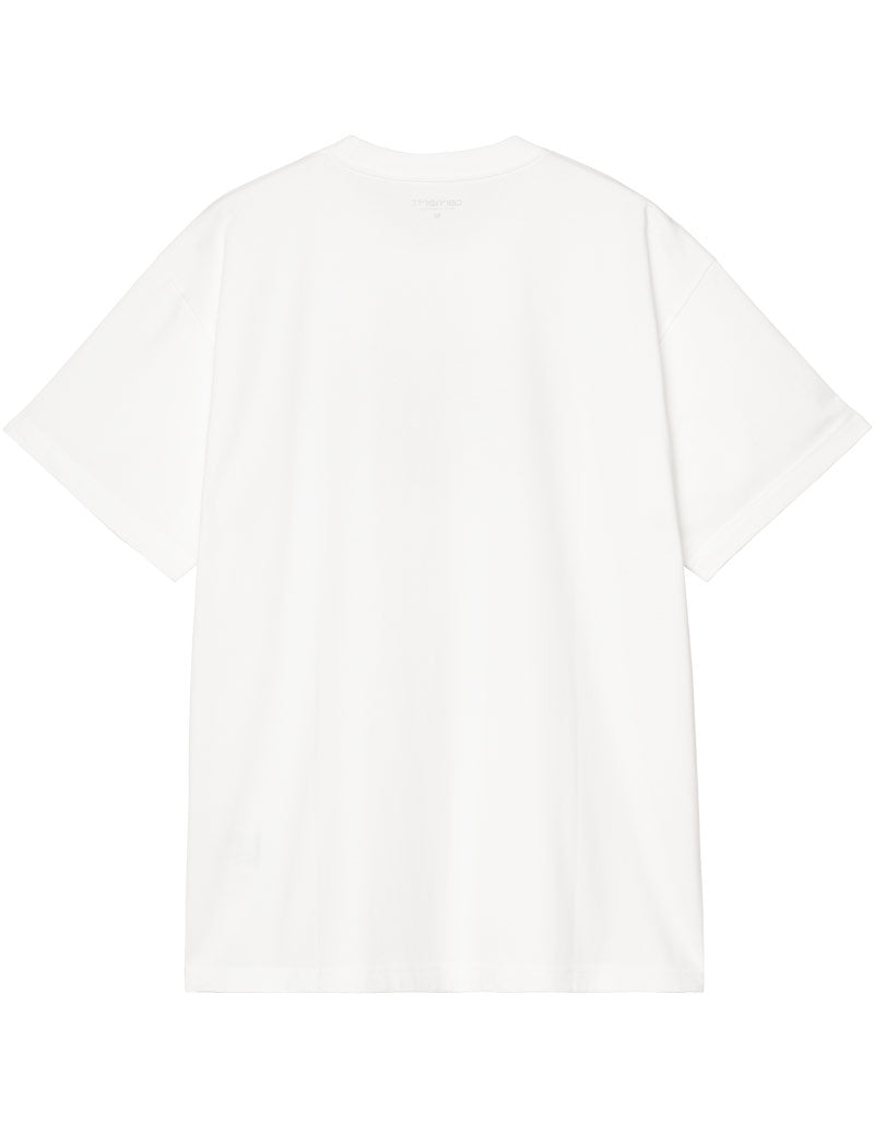 Carhartt WIP Short Sleeve Cloud Script T-Shirt White Back