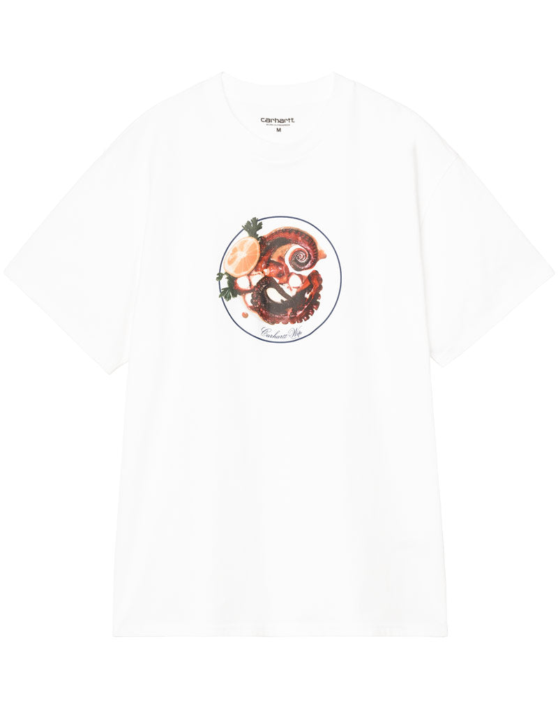 Carhartt WIP Short Sleeve Octopus T-Shirt White