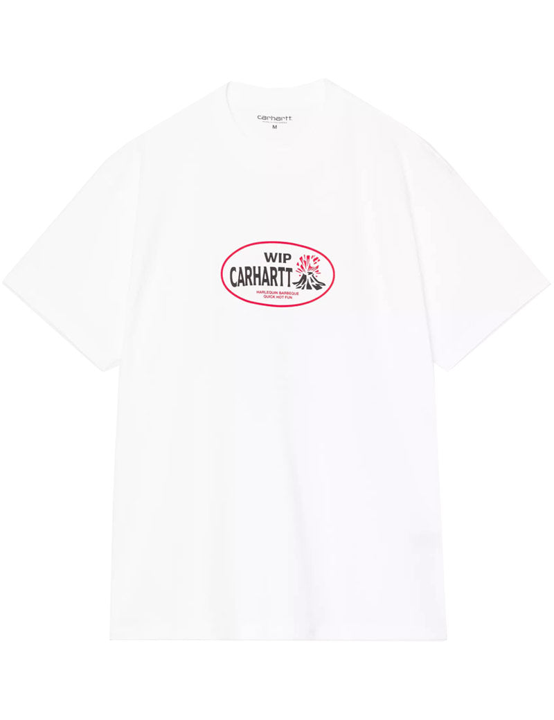 Carhartt WIP Short Sleeve Harlequin BBQ T-Shirt White