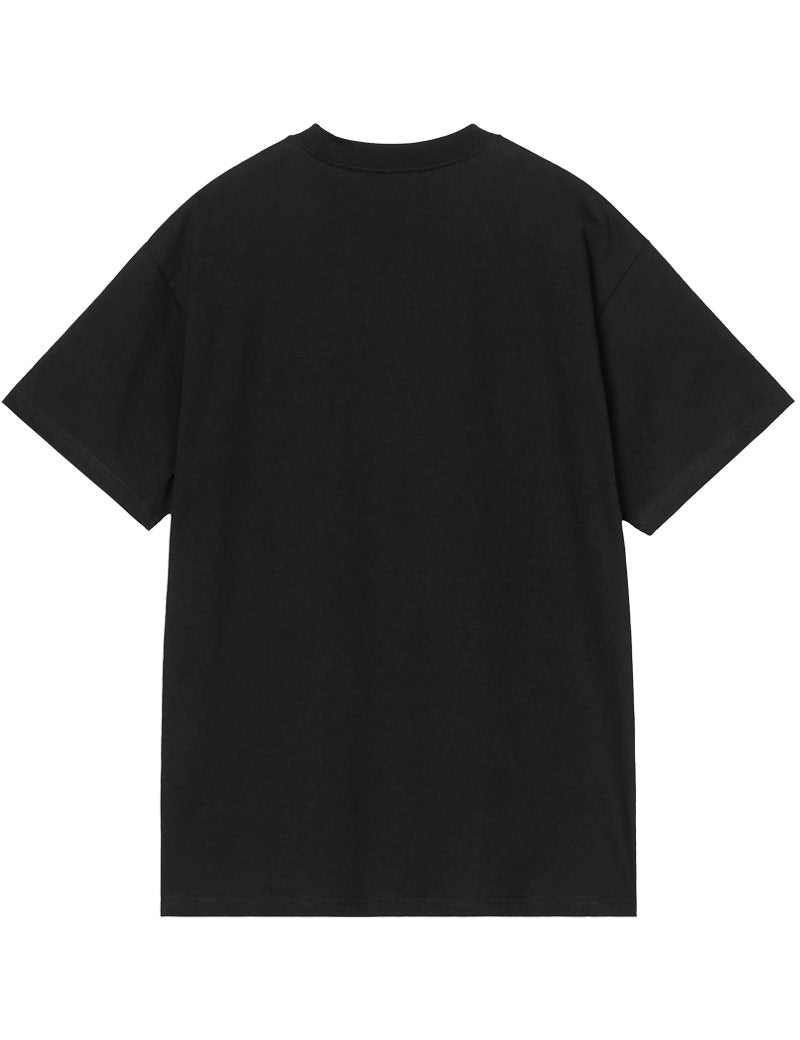 Carhartt WIP Short Sleeve Impact T-Shirt Black Back View