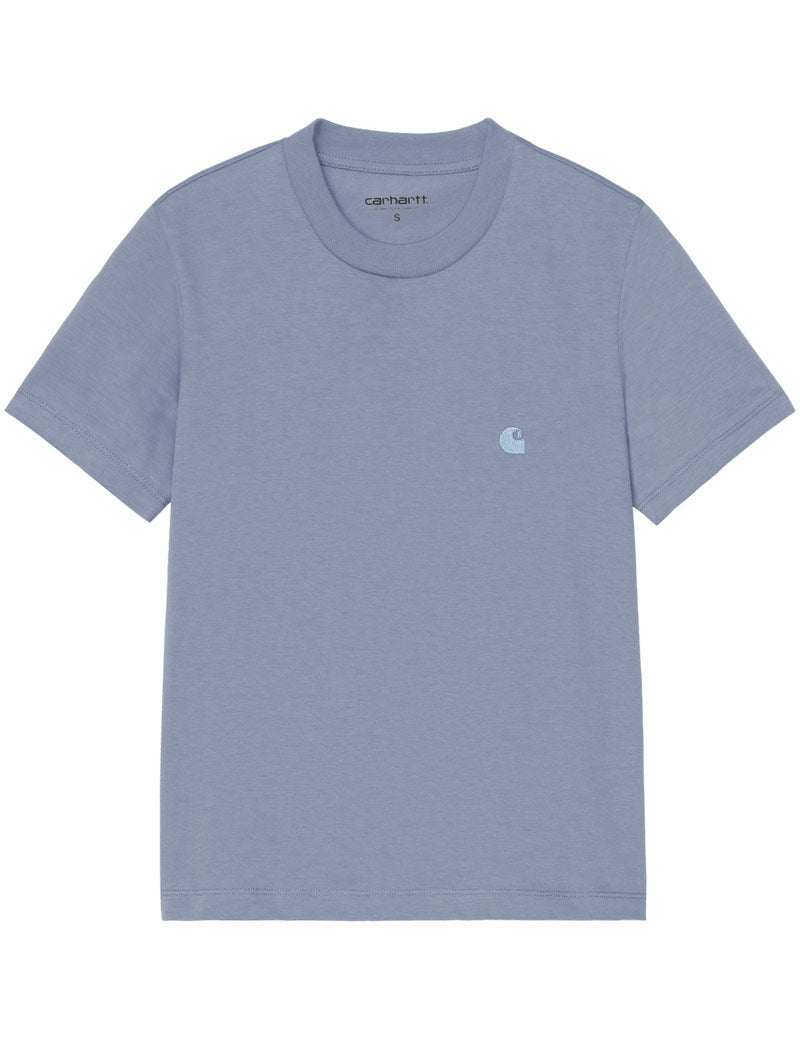 Carhartt WIP W' Short Sleeve Luca T-Shirt Gentle Blue Front