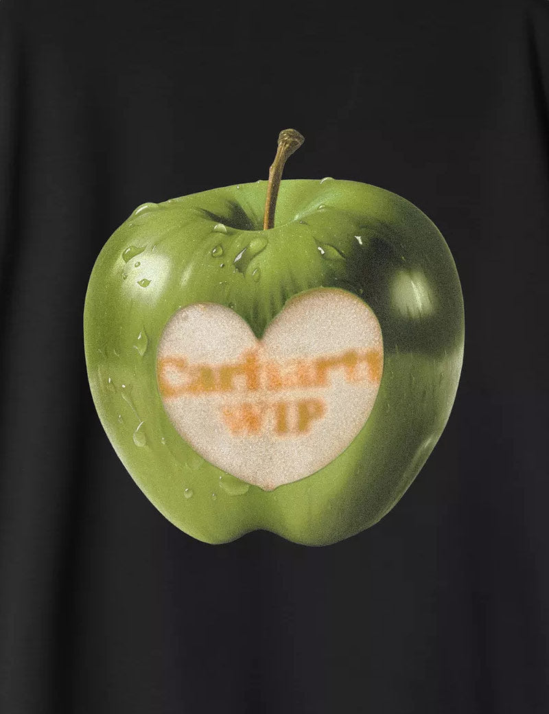 Carhartt WIP W' Short Sleeve Spoiled T-Shirt Black Print Detail