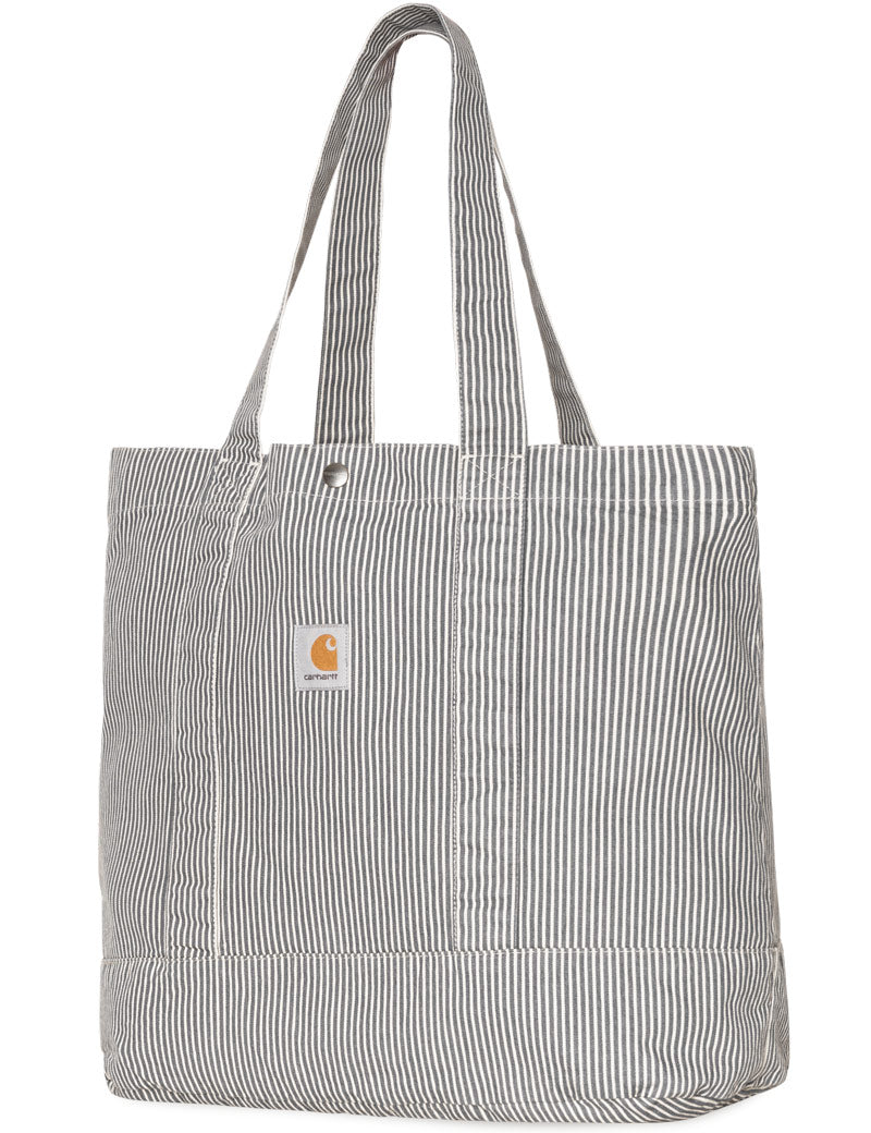 Carhartt WIP Mercer Tote Bag Graphite And Wax Angled View