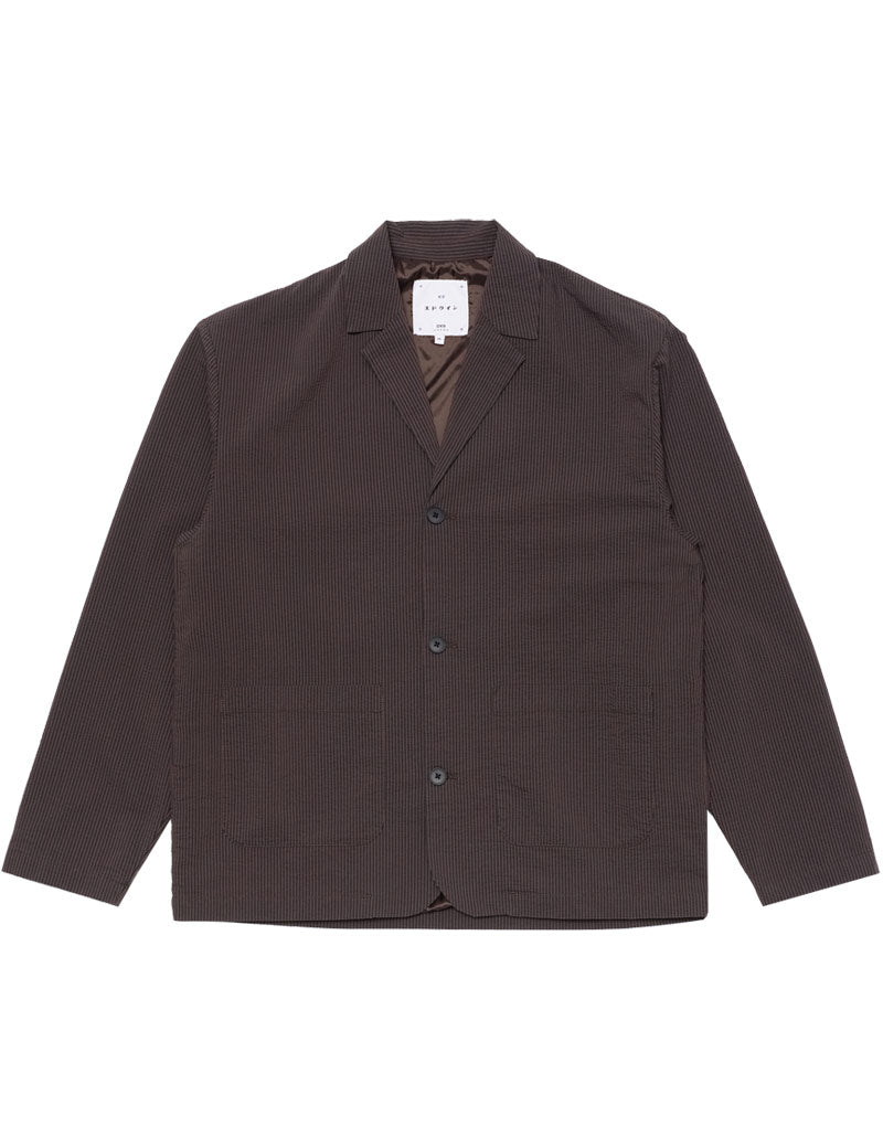Edwin Edison Blazer Coffee Bean Black 
