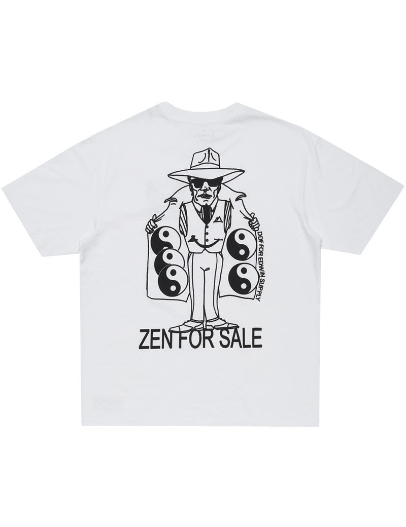 Edwin Zen For Sale T-Shirt White Back View